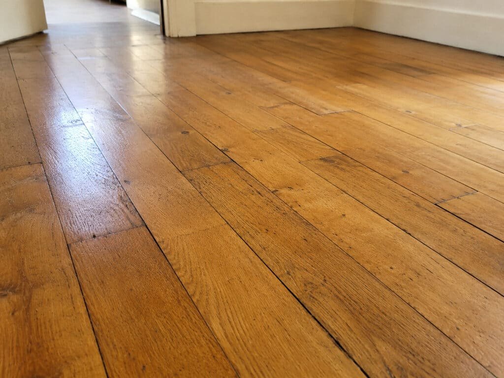 Traitement d'une infestation de puces dans un parquet en bois en Seine-Maritime