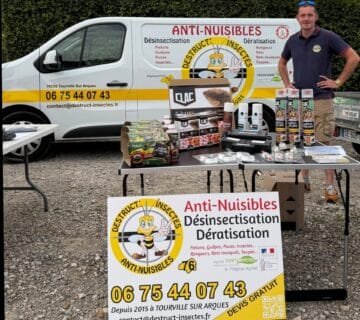 Destruct’ Insectes Anti Nuisibles présente ses solutions contre les nuisibles lors d’une exposition à Saint Saire dans le 76